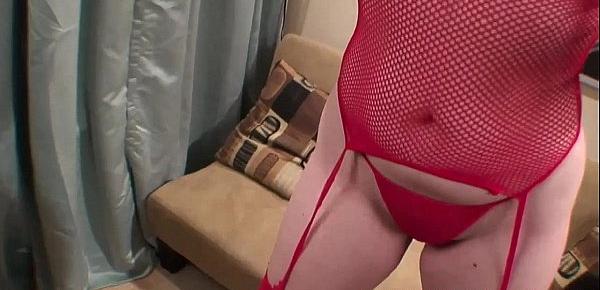  My tits and ass are pouring out of this lingerie
